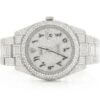 rolex datejust iced out