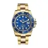 rolex submariner gold blue