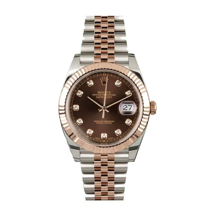 rolex datejust 41 rose gold