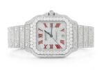 cartier iced out watch