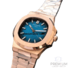 Patek Philippe Nautilus Rose Gold Blue Dial