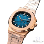 Patek Philippe Nautilus Rose Gold Blue Dial