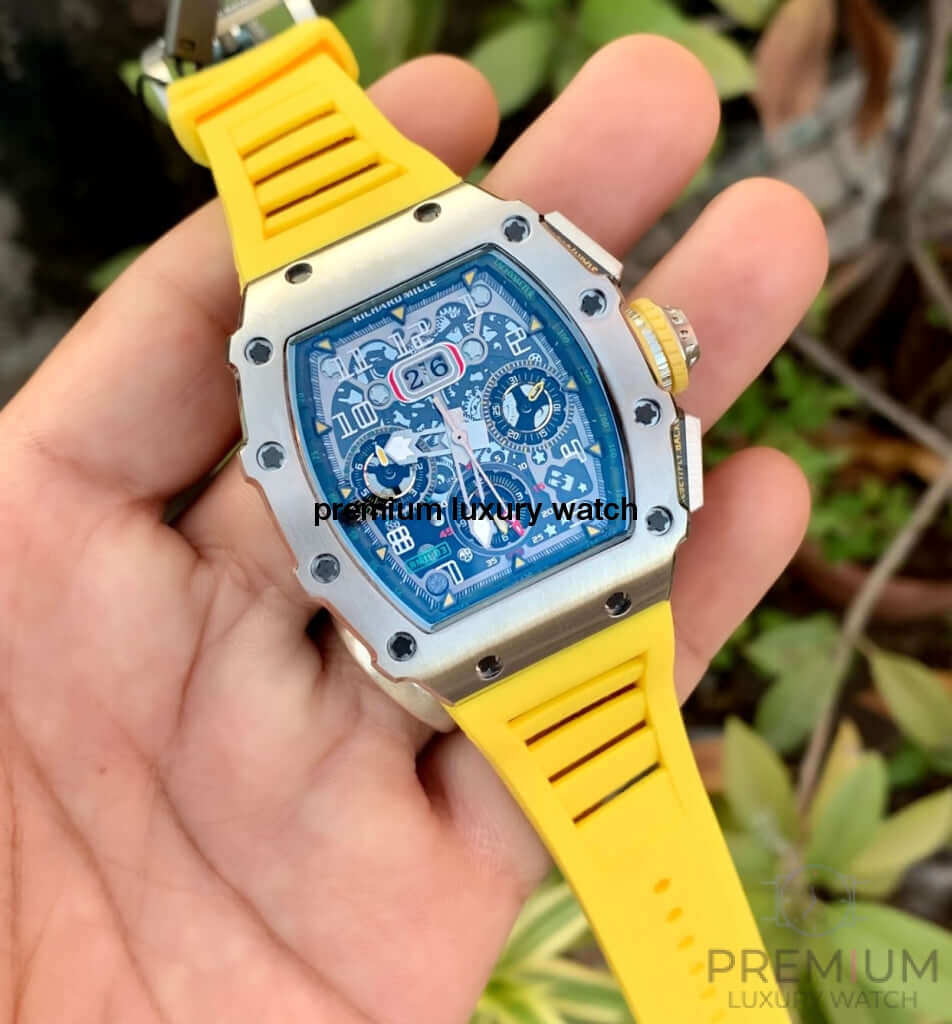 Richard mille yellow on sale band