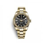 rolex sky dweller black dial