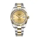 rolex datejust champagne dial