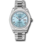 rolex day date ice blue