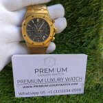 Audemars Piguet Yellow Gold | Royal Oak Chronograph | Black Dial Watch