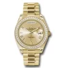 rolex day date ii stainless steel yellow gold