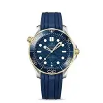 omega seamaster blue gold