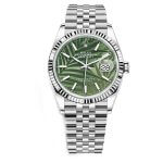 rolex datejust green dial