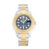 rolex yacht master blue and gold