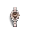 rolex datejust 31mm chocolate