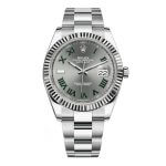 rolex datejust 41 oyster steel and white gold