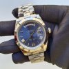 rolex datejust blue dial