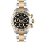 rolex daytona two tone yellow gold